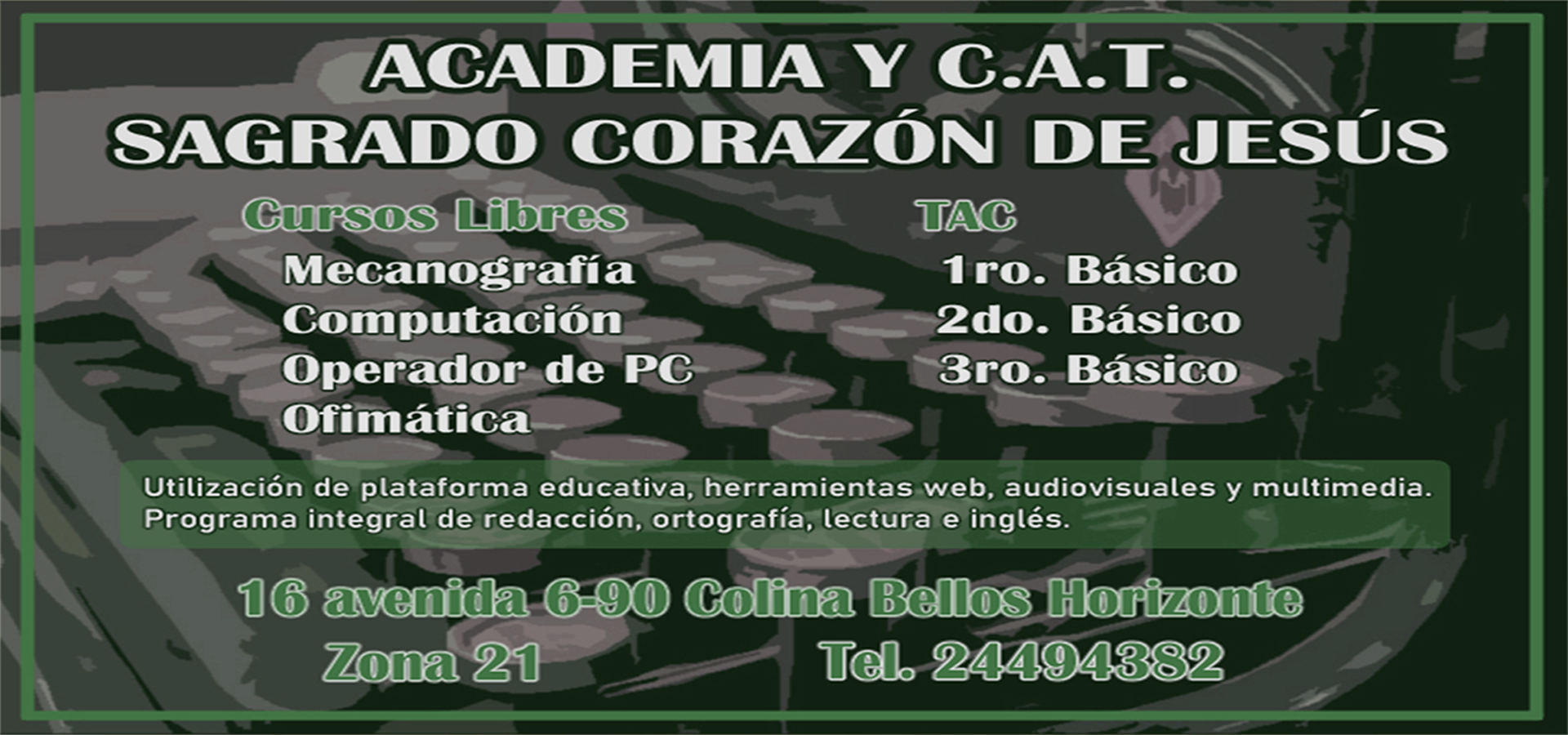 Información de cursos